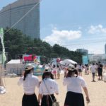 バブルラン福岡2018の開催風景