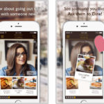 デーティングアプリ「dine」のWEBサイトバナー